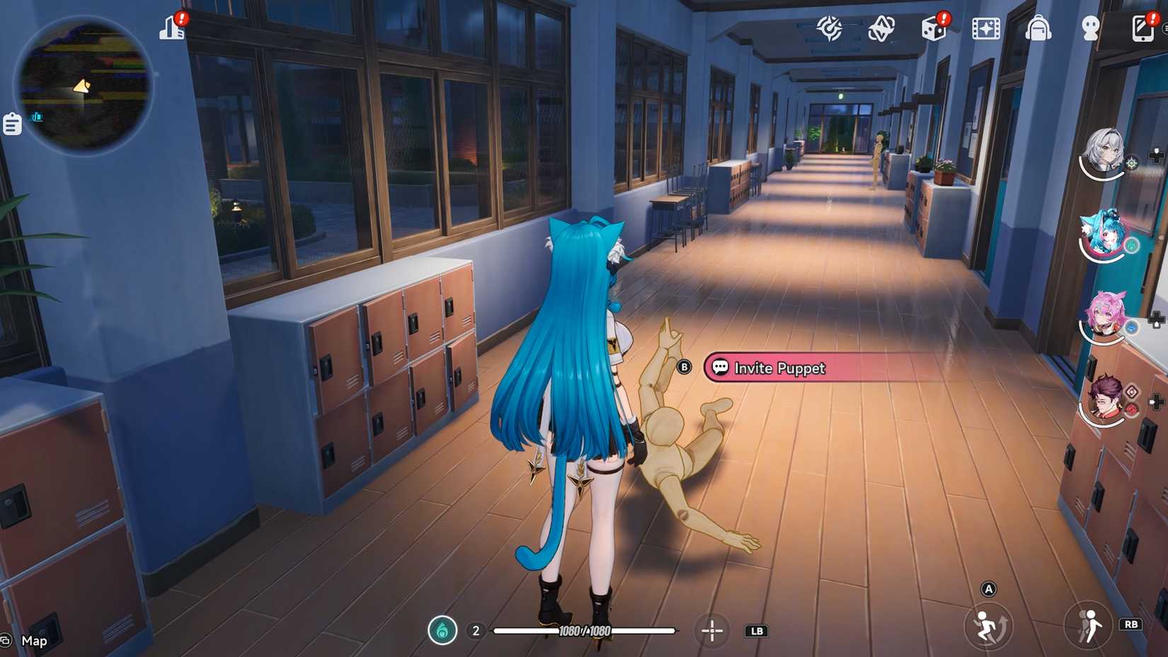 neverness-to-everness-nte-lonely-player-anomaly-commission-wandering-puppet-locations - hallway wandering puppet use cheese