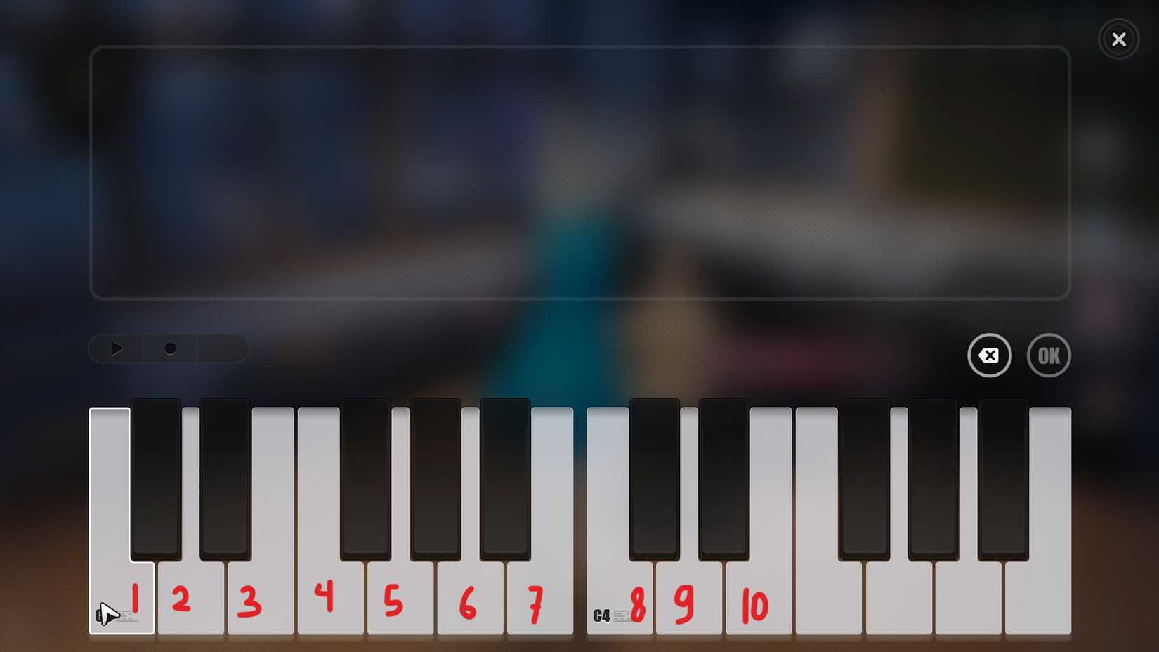 neverness-to-everness-nte-lonely-player-anomaly-commission-wandering-puppet-locations - music room wandering puppet - piano puzzle solution