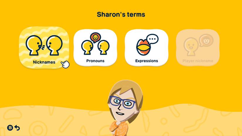 nicknames option in tomodachi life living the dream