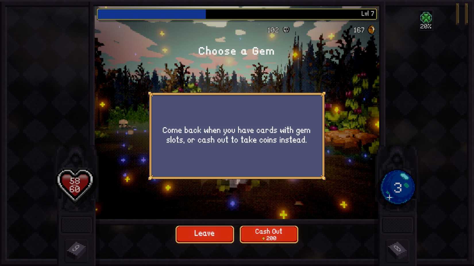 no gems vampire crawler