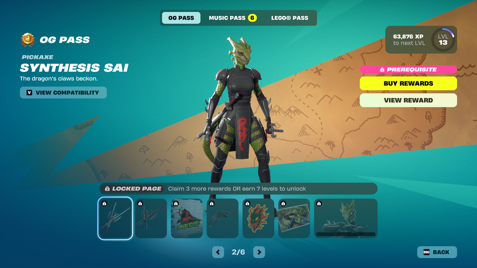 Page 2 OG Pass - Synthesis Style fortnite