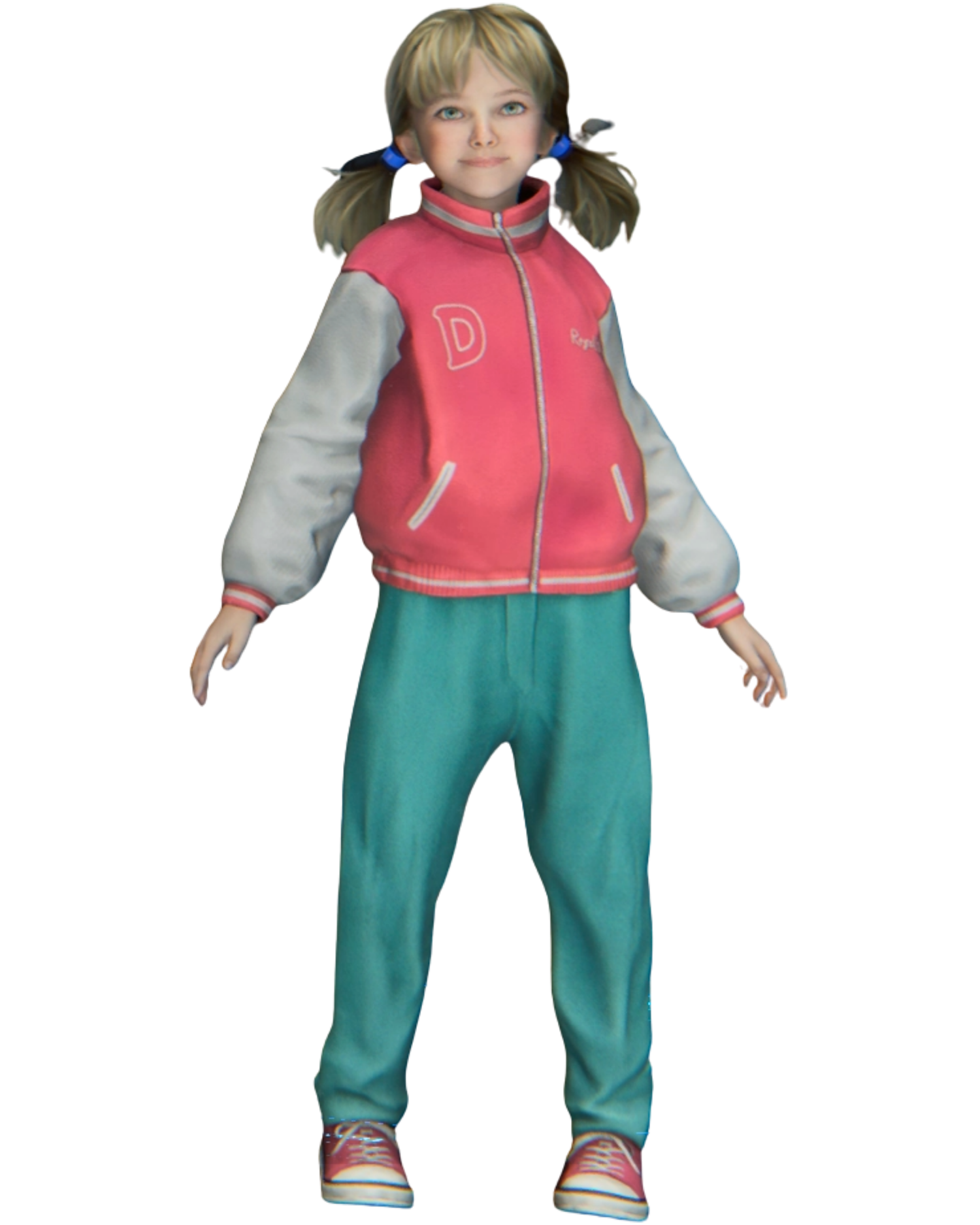 A pop of pink for Diana Pragmata