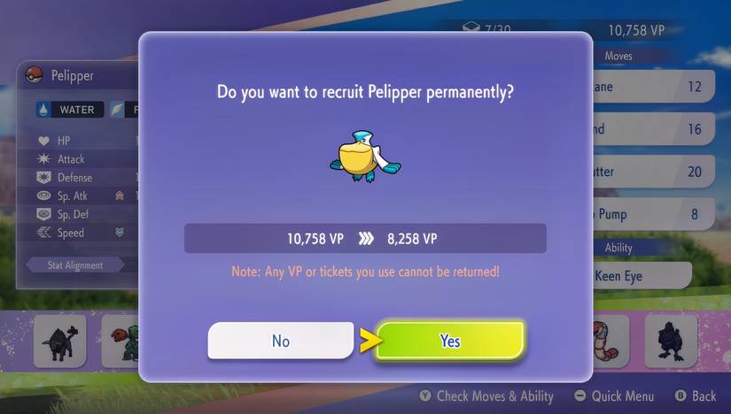 Pokemon Champions Pelipper Rain Team