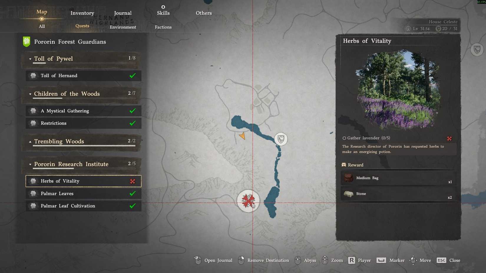 Pororin Research Institute of Vitality Herbs Crimson Desert