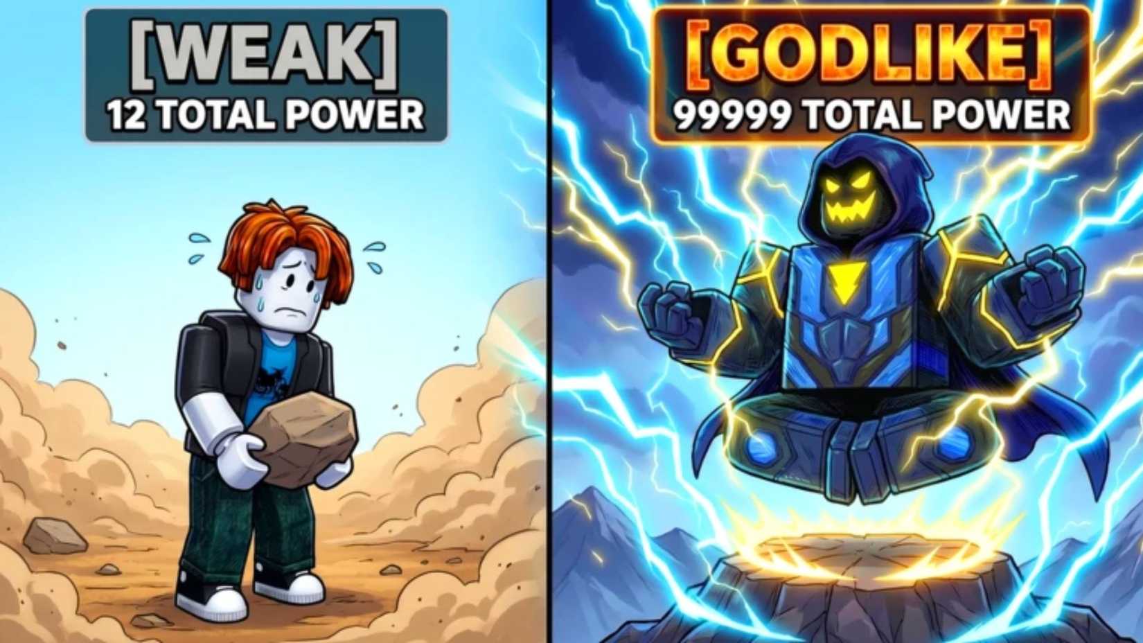 Power Simulator X characters