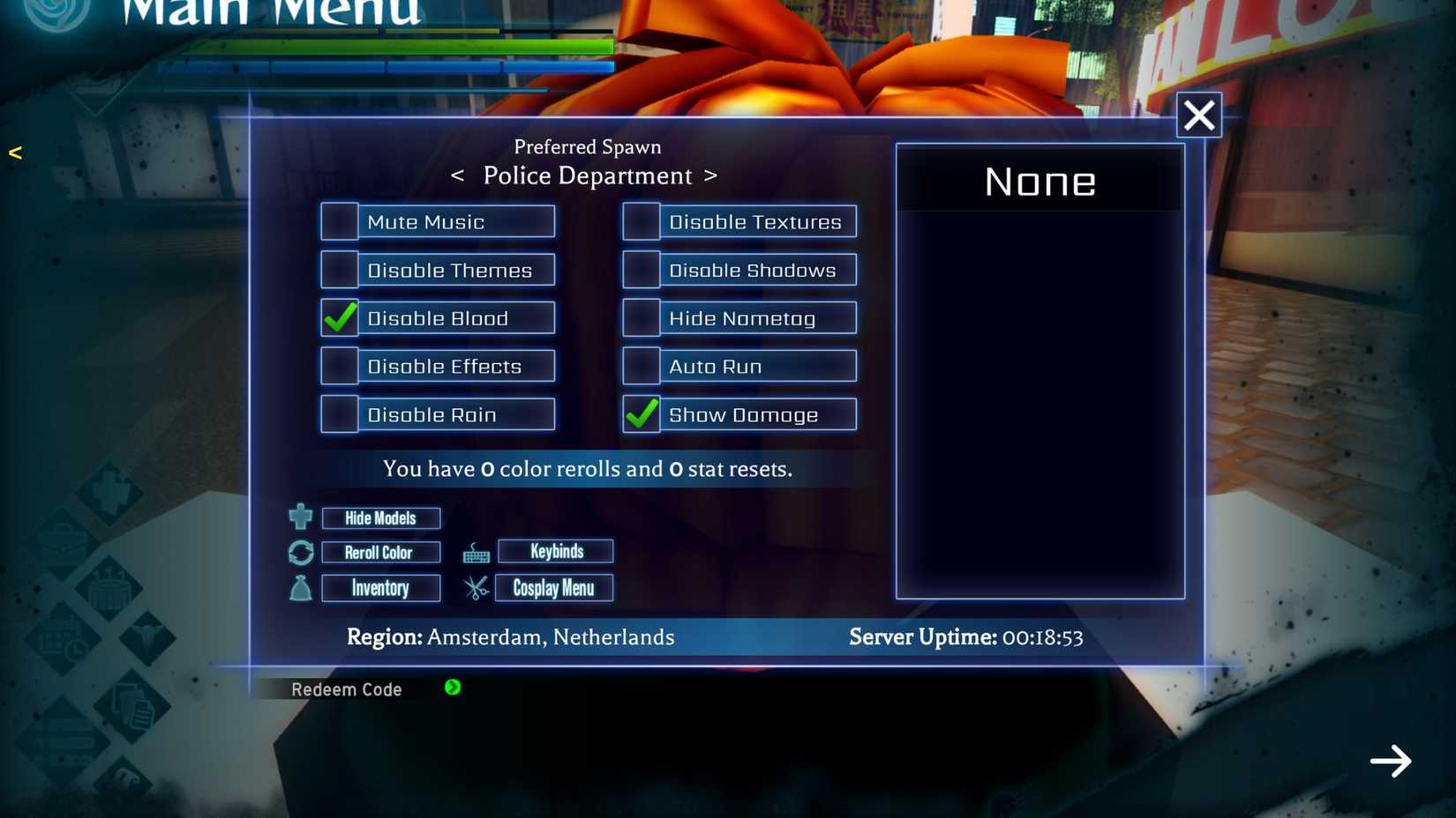 Project Blackflashi code tab