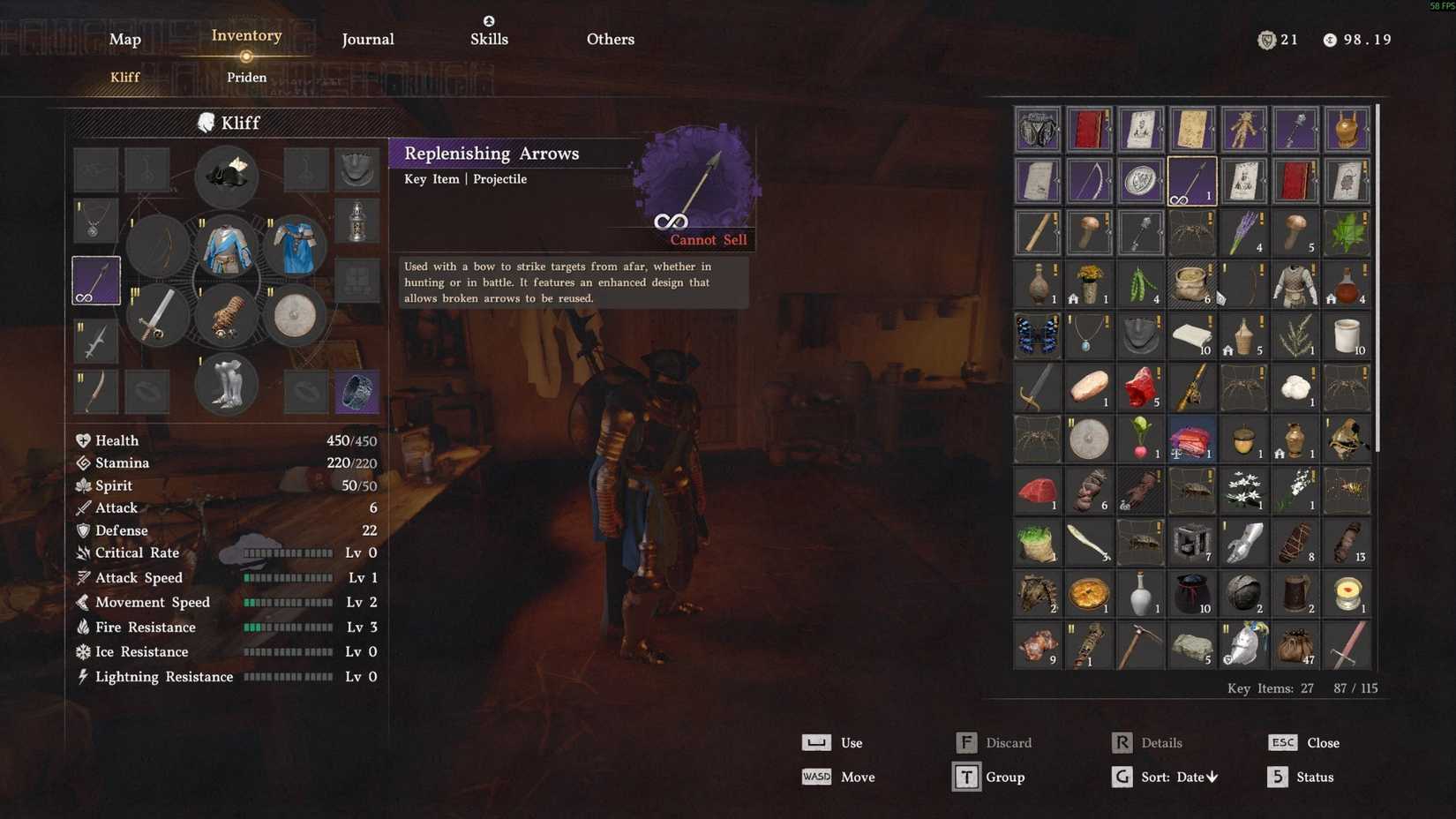 arrow replenishment crimson desert