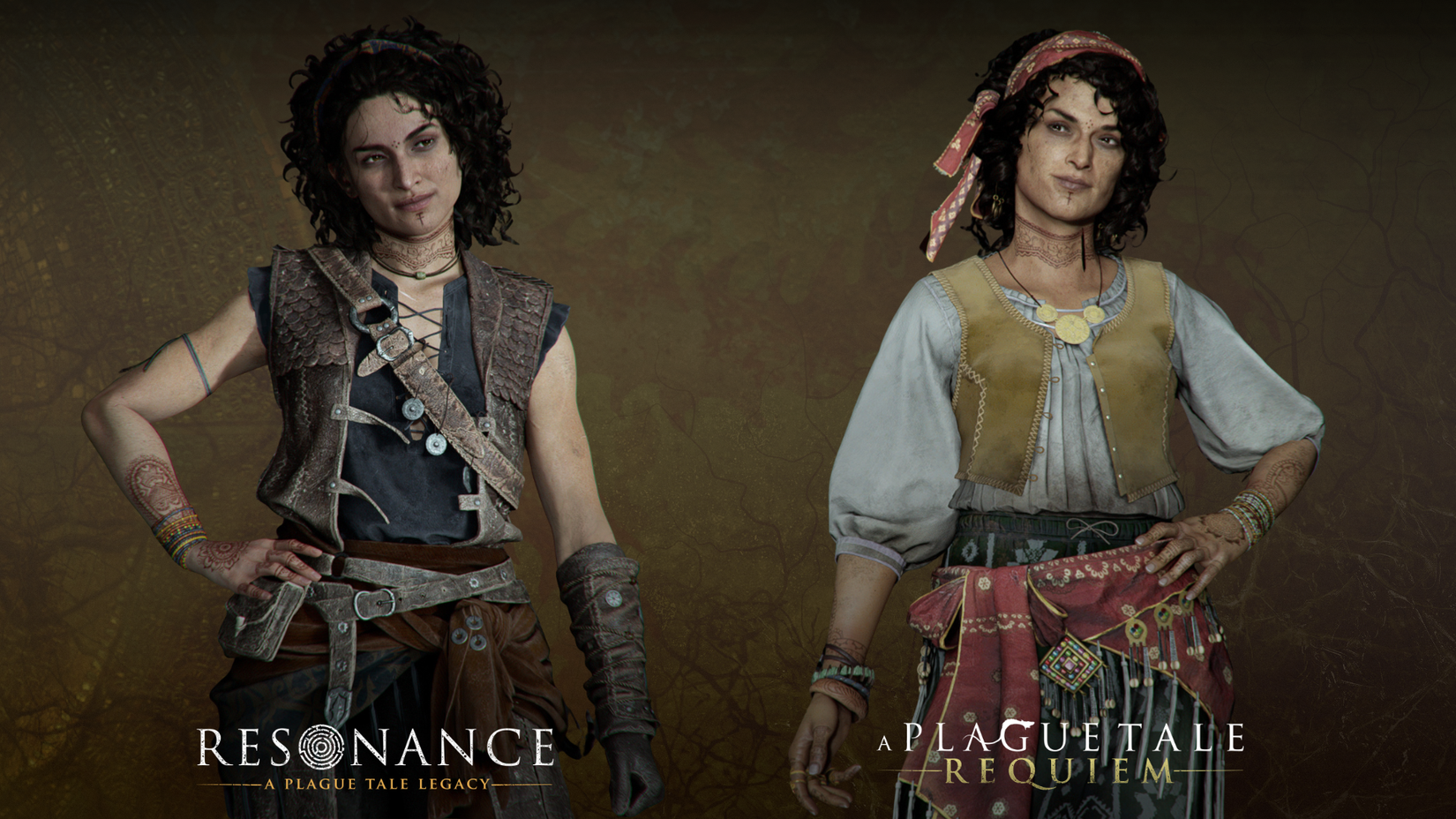 Resonance A Plague Tale Legacy Sophia comparison between younger and older models