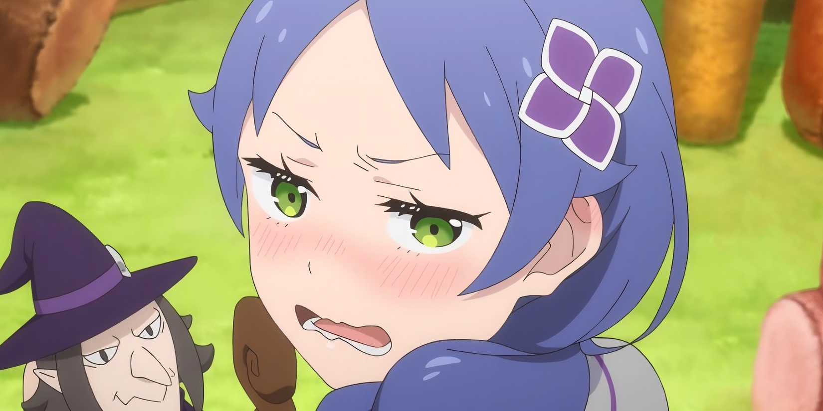 rezero season 4 episode 1 review-meili blushing