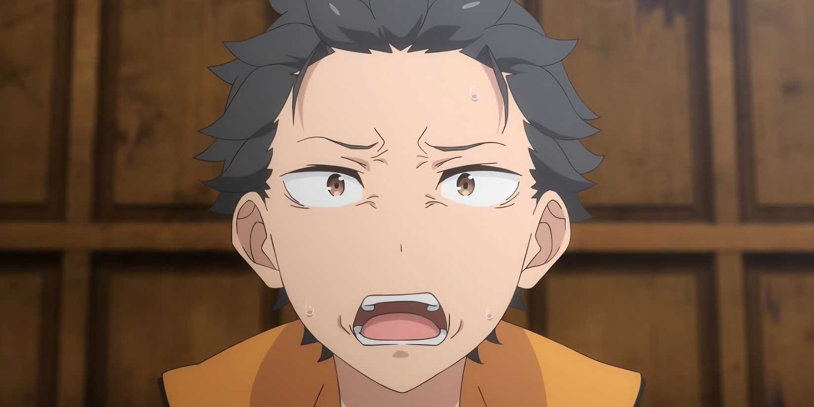 rezero Season 4 Episode 1 Review-Subaru's worried expression