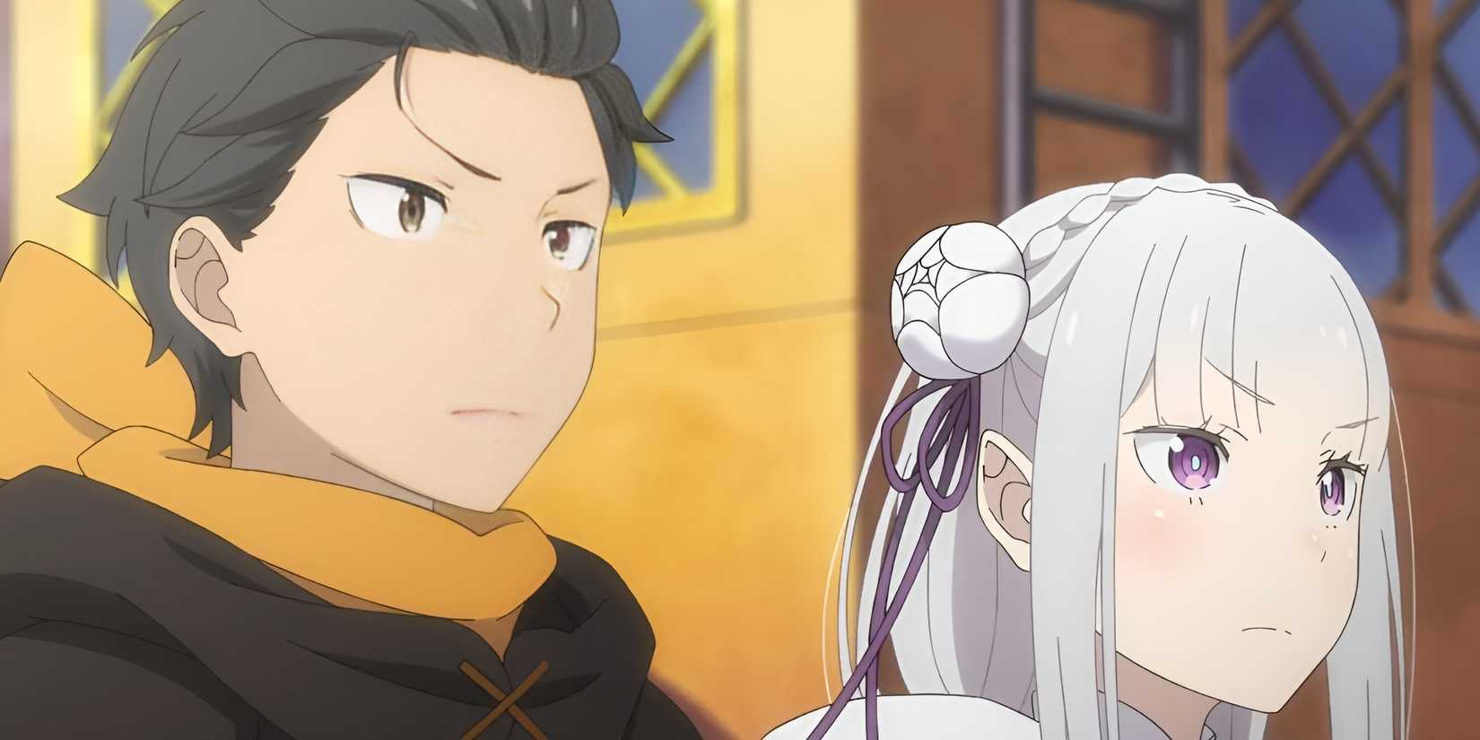 rezero season 4 episode 3 subaru and emilia