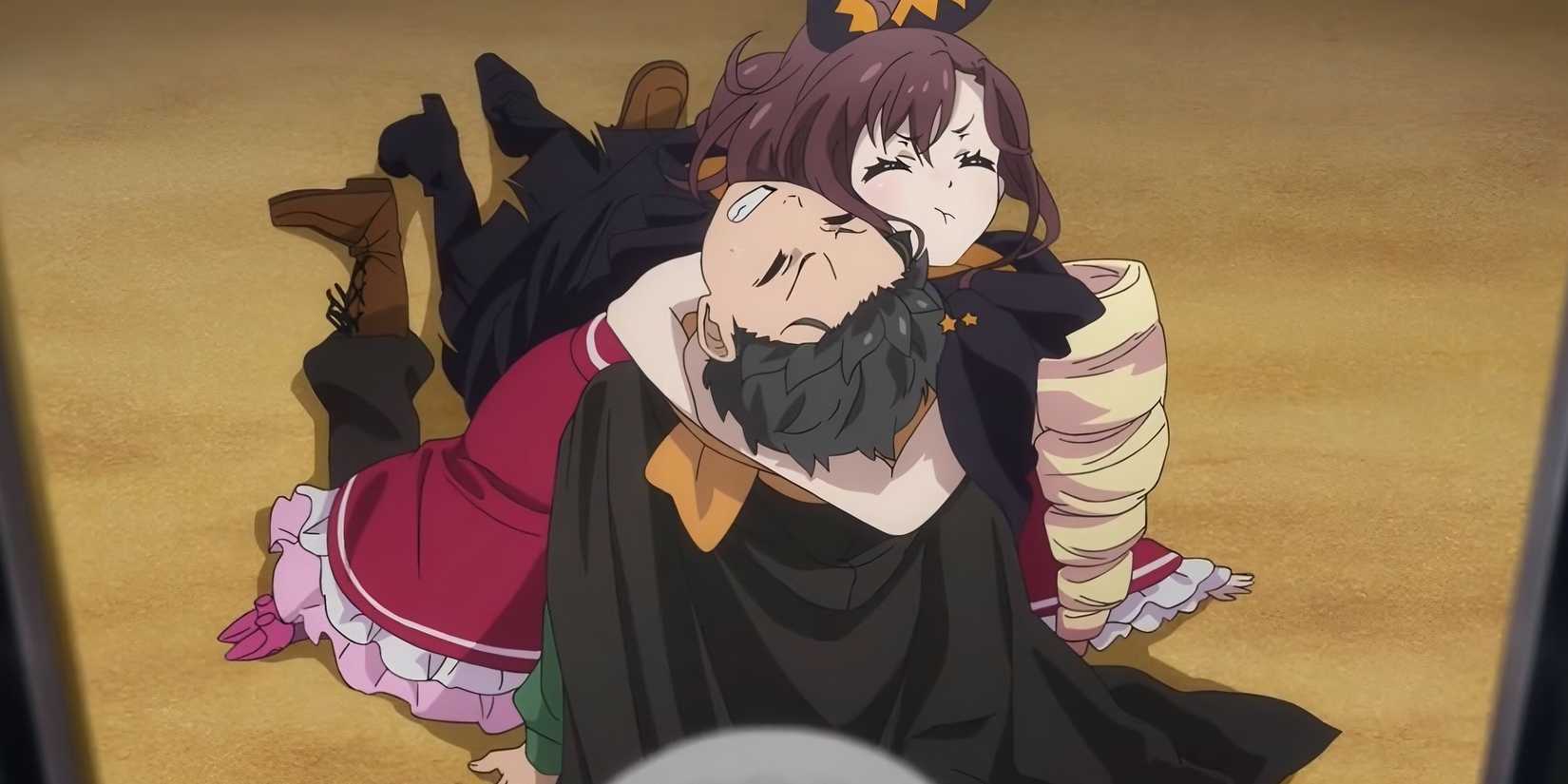 rezero season 4 episode 4 shaula hugging subaru