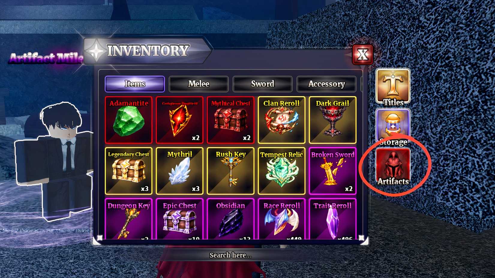 roblox marine piece artifacts