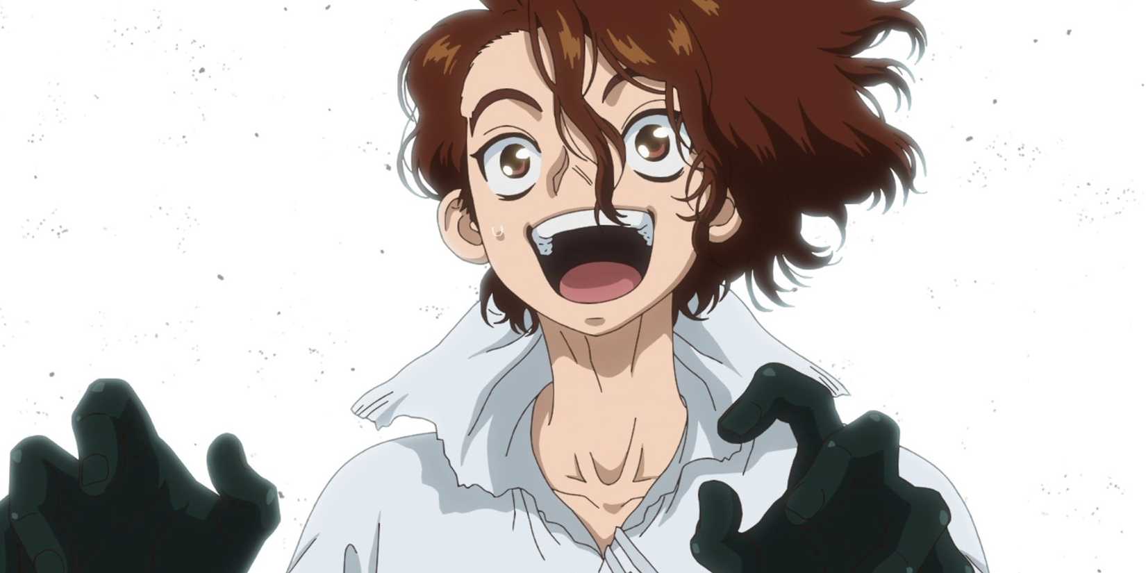 Sai has an excited expression on a blank white background.