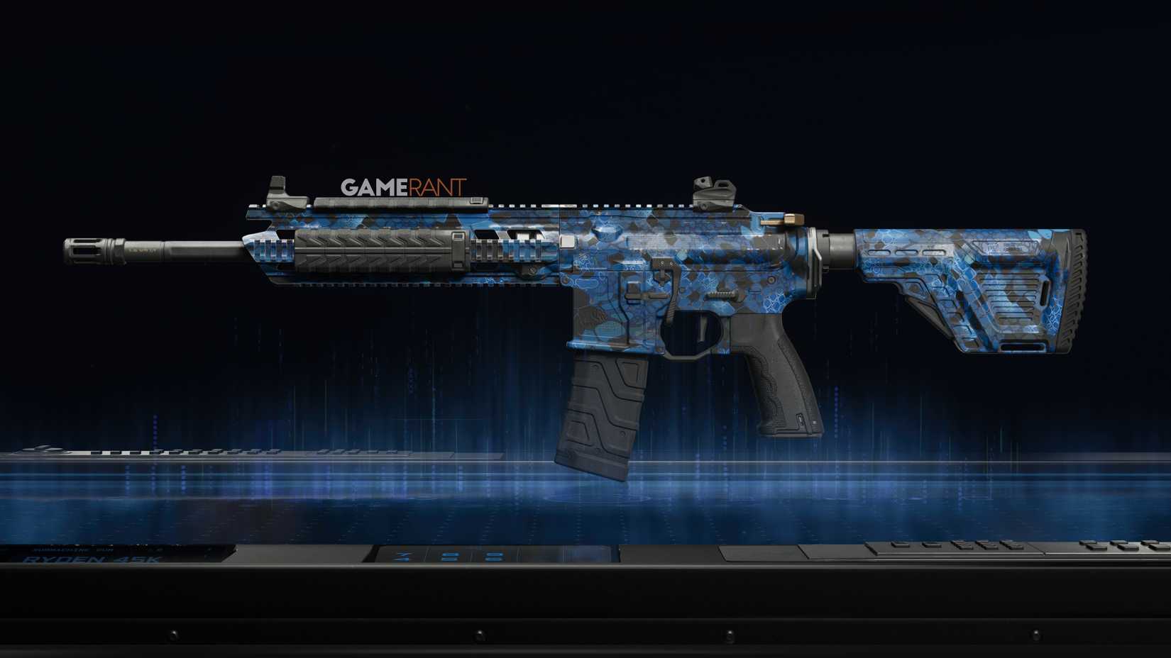 Sapphire Snake Camo Preview on the MK35 ISR - Black Ops 7