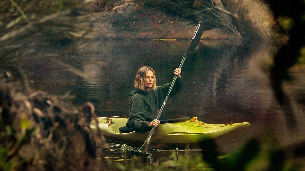Charlize Theron's Sasha kayaking in Apex