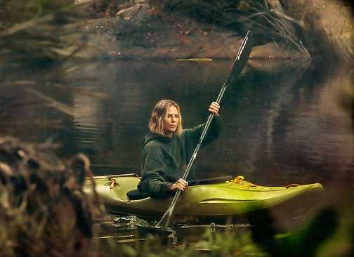 Charlize Theron's Sasha kayaking in Apex