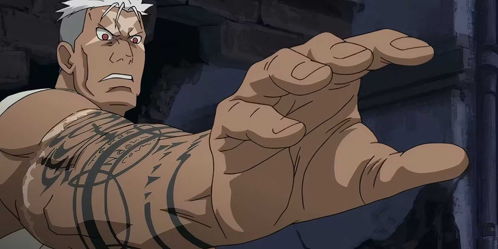 Scar holds out his right hand.