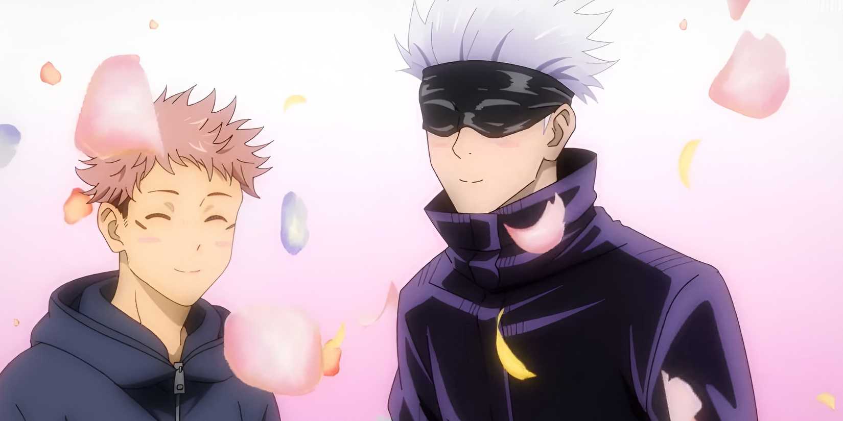 shonen anime strongest sensei student duos-gojo satoru and yuji itadori