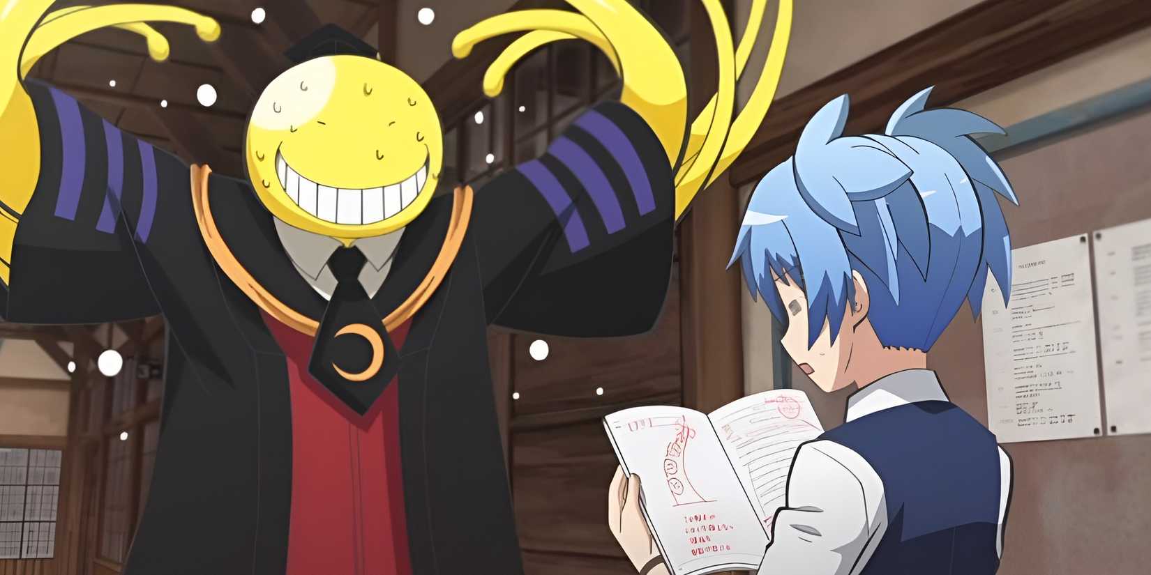 shonen anime strongest sensei student duos-korosensei and nagisa