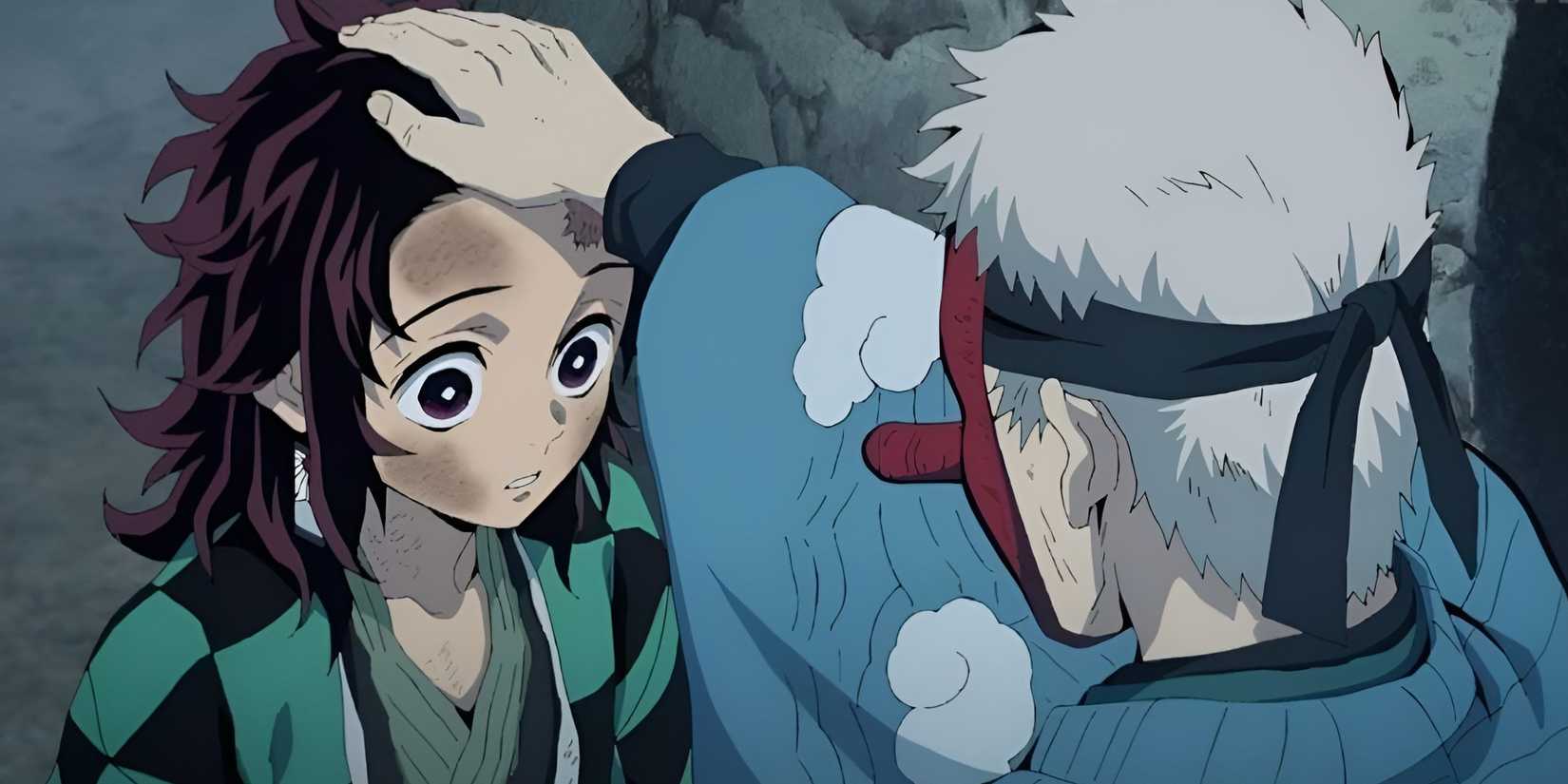 shonen anime strongest sensei student duos- urokodaki and tanjiro