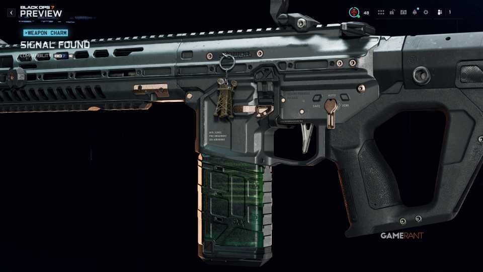 Signal Found Weapon Charm - Lost Outpost Event Reward