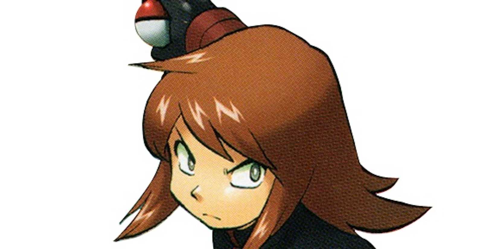 A stern silver about to throw a Poké Ball.