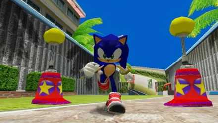 Sonic Adventure 2 Battle Running Between 2 Barriers
