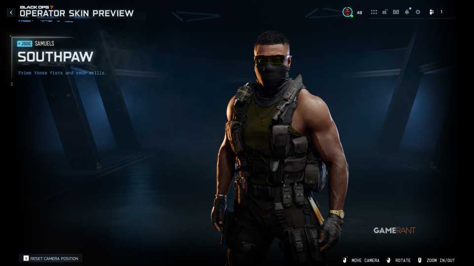 Southpaw Operator Skin - Lost Outpost event reward