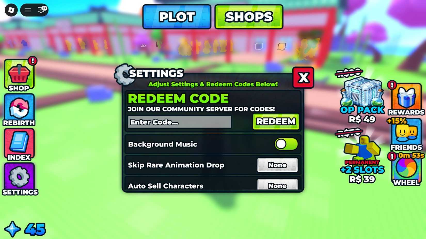 Spin an Anime tab codes