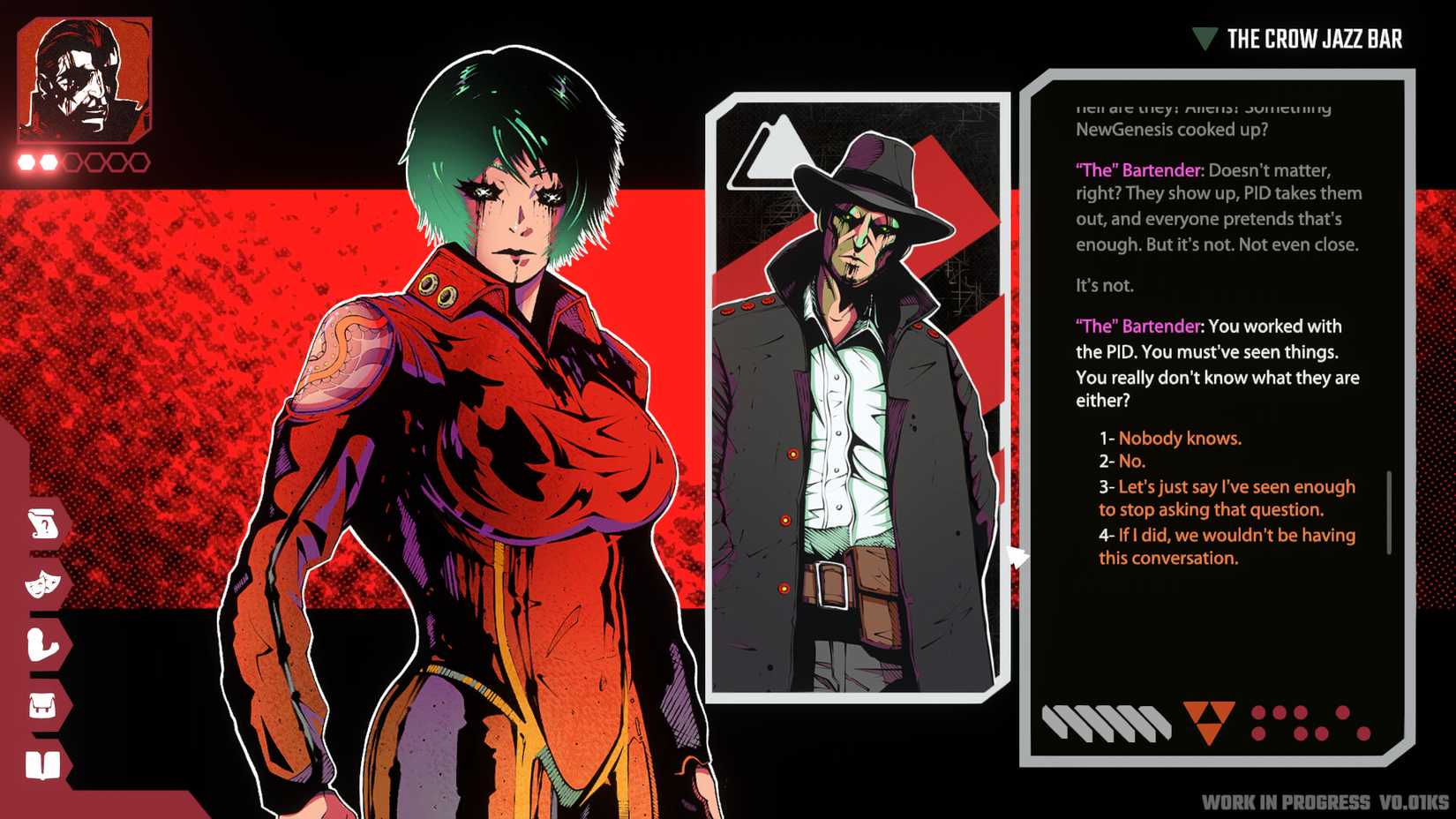 Celestial Returns Conversation between Detective Howard and The Bartender