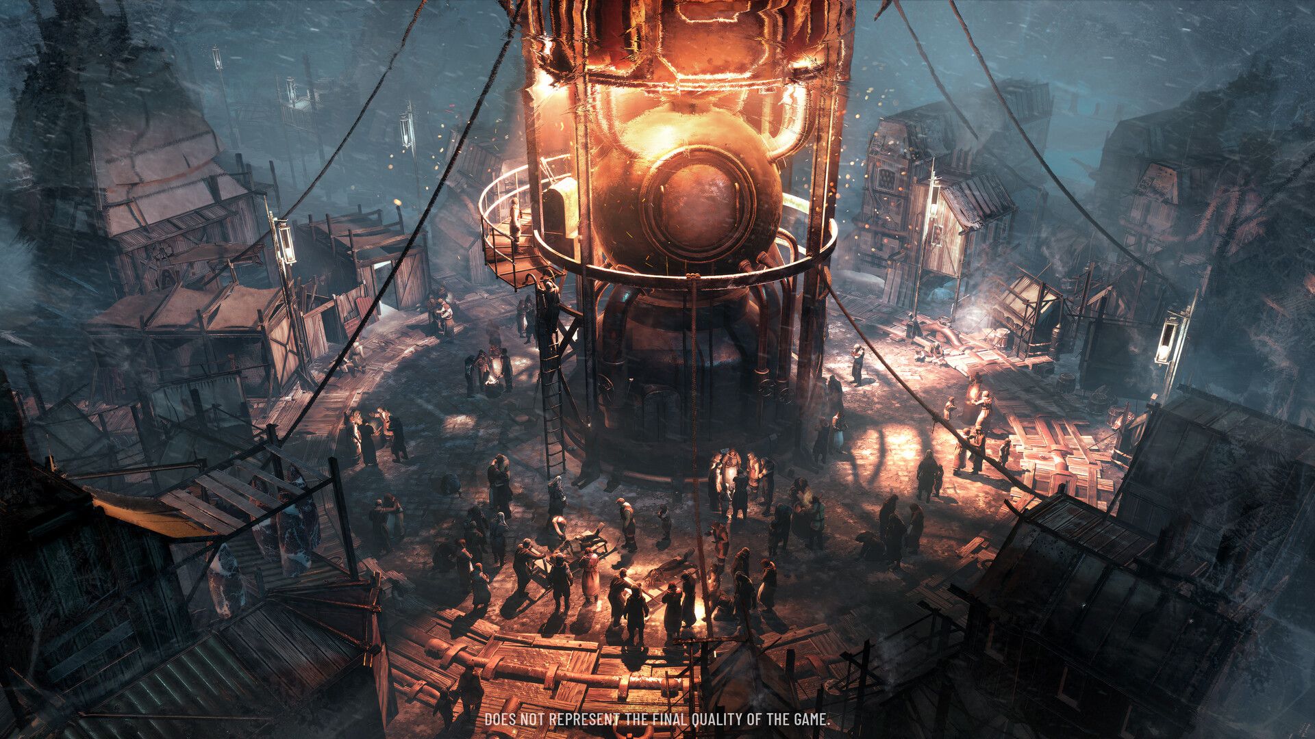 A Close Up Shot of the Generator in the Frostpunk 1886 Remake
