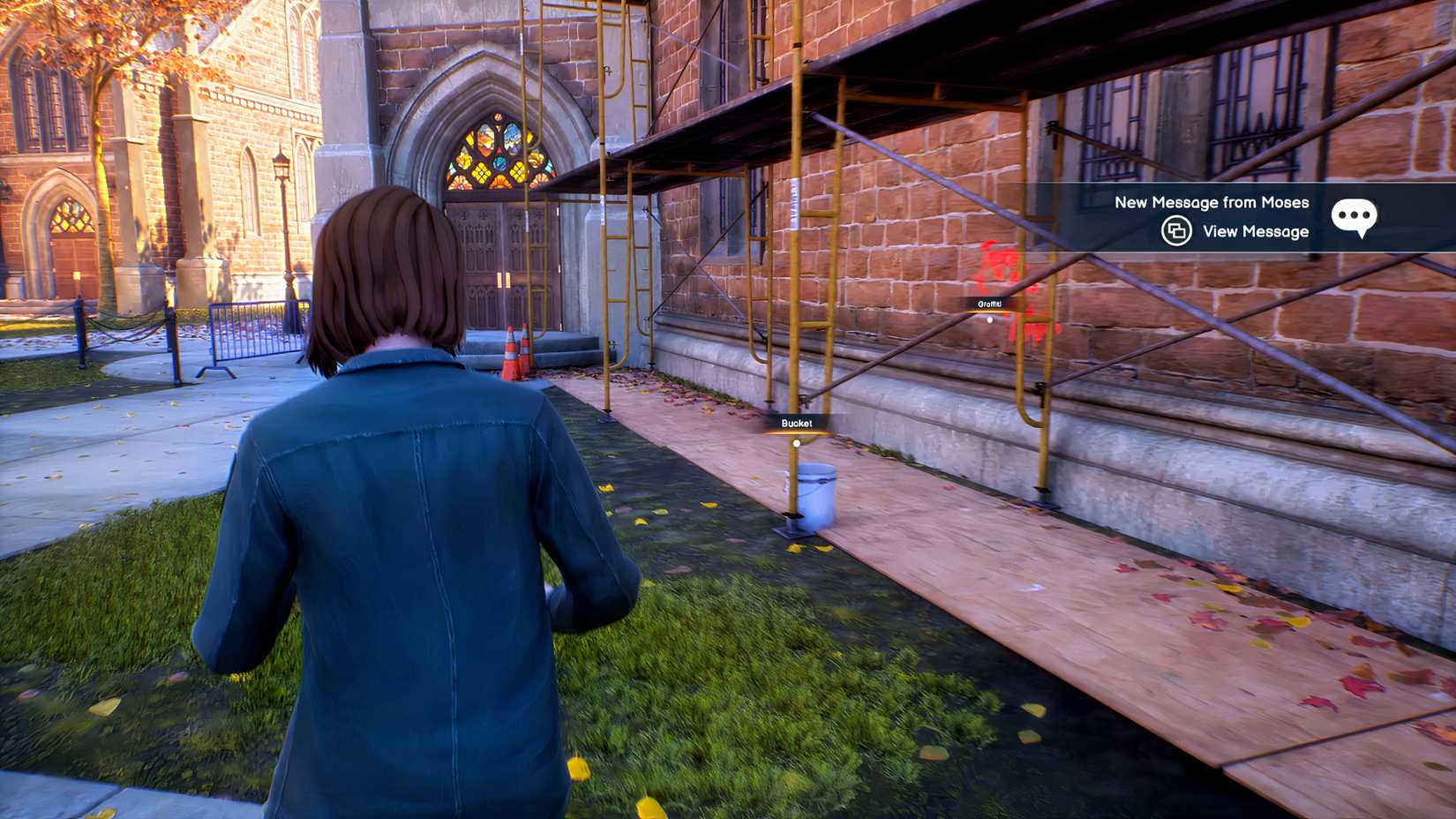 stopping graffiti from being removed in life is a strange reunion