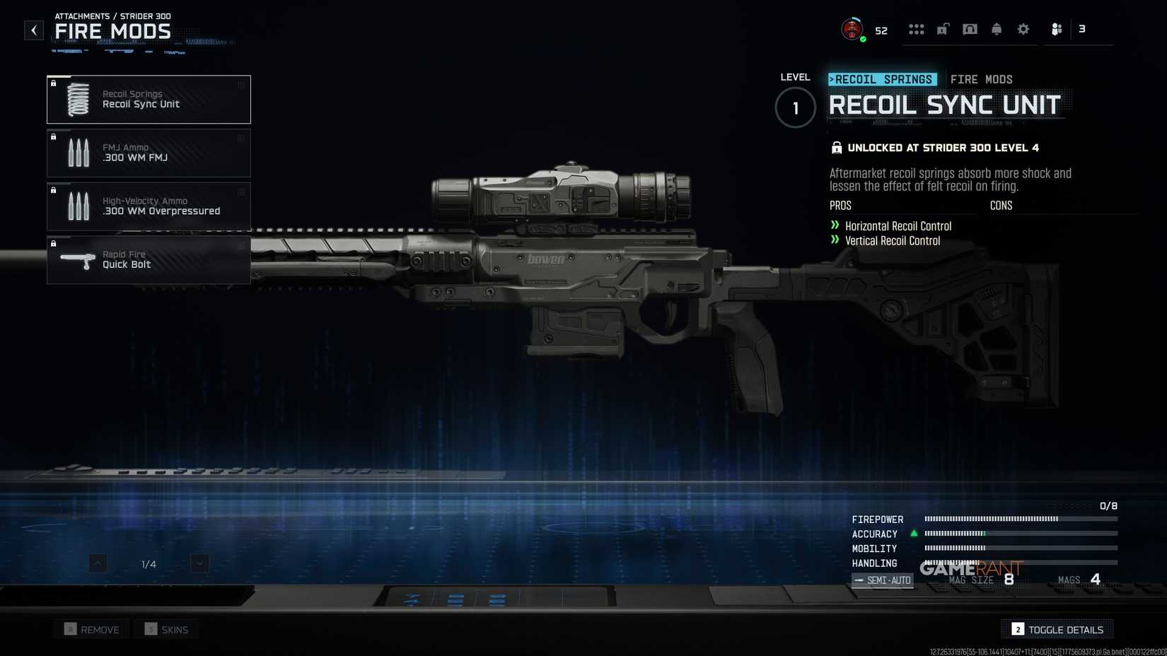 Strider 300 Fire Mods - Black Ops 7