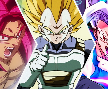 Super saiyan 4 Goku, Super Saiyan Vegeta, and Gohan Beast