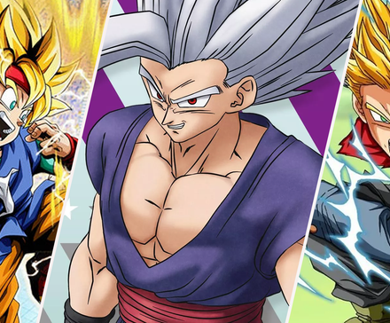 Super Saiyan Goku Jr, Gohan Beast, and Super Saiyan 2 Future Trunks