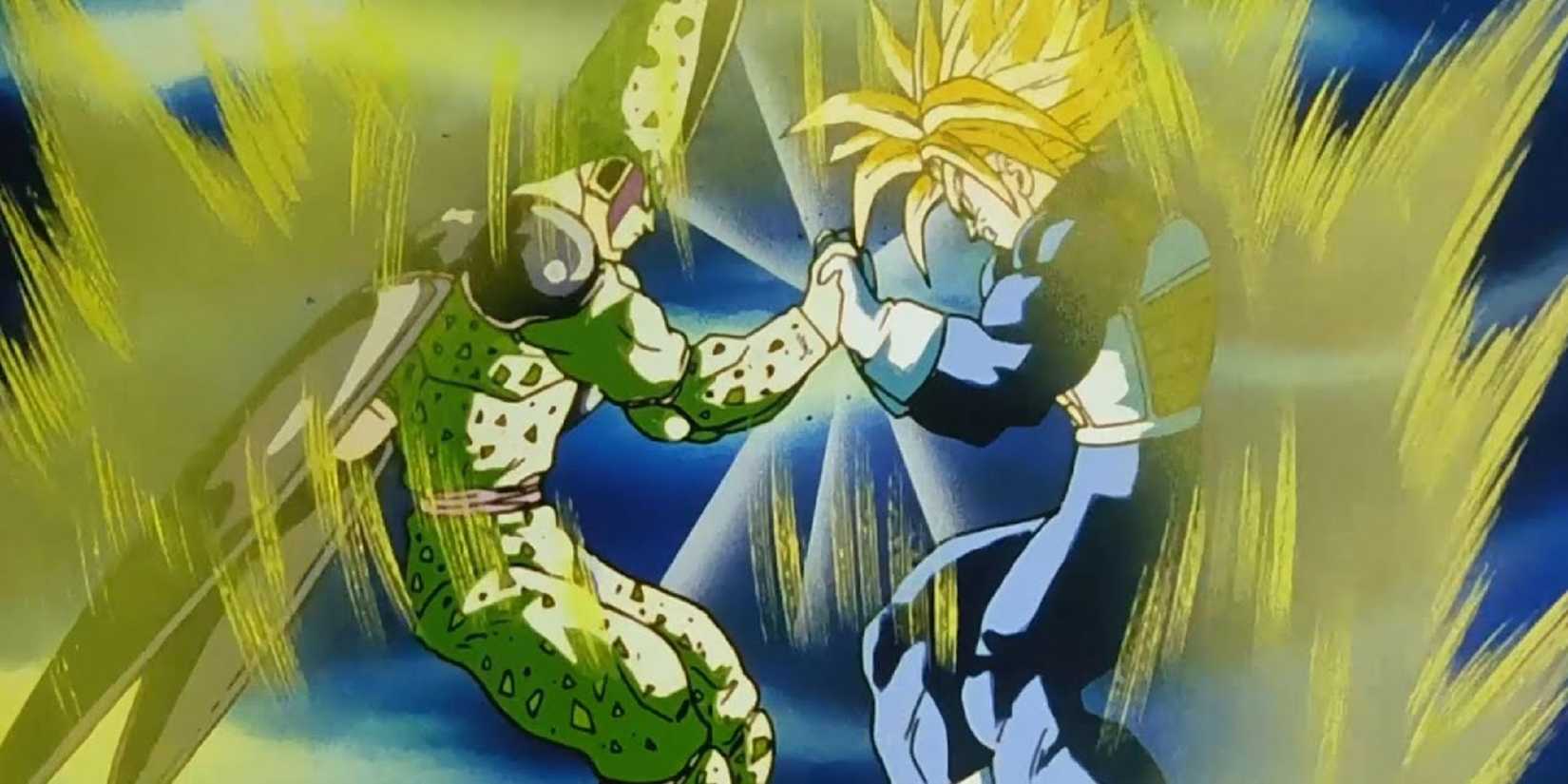 Super-Saiyan-Third-Grade-Trunk-vs-Perfect-Cell