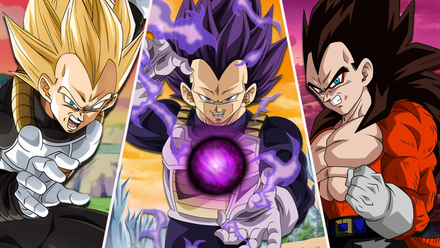 Super Saiyan Xeno Vegeta, Ultra Ego Vegeta and Super Saiyan 4 Vegeta