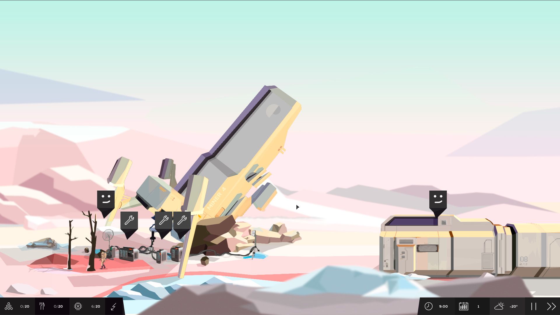 Symmetry game crashed ship