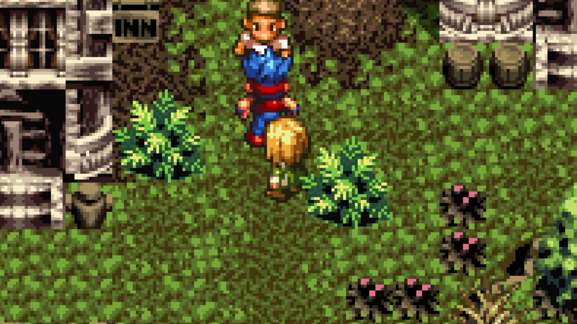 Talking to an NPC in Treasure Hunter G