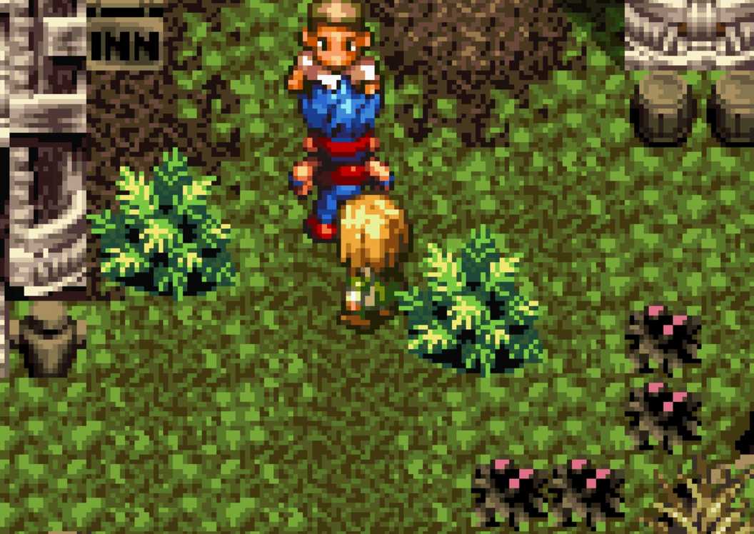 Talking to an NPC in Treasure Hunter G