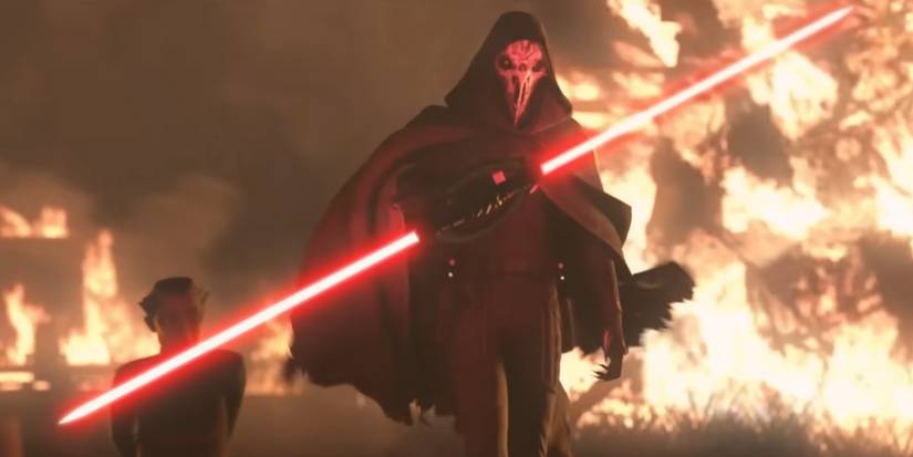 The Eleventh Brother prepares to fight Ahsoka Tano in Star Wars Tales of the Jedi