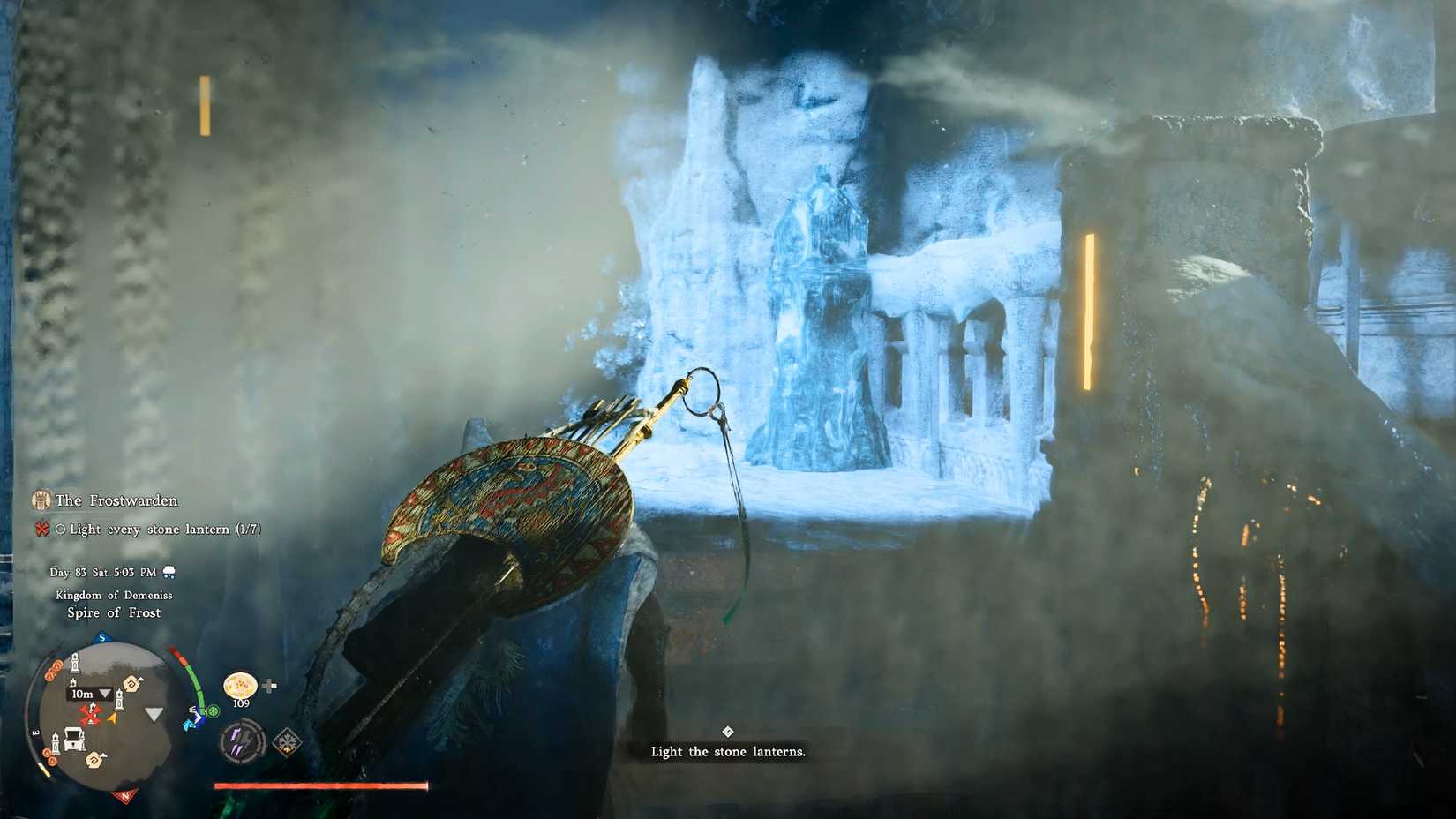 The Frostwarden Quest Lantern 2 Crimson Desert