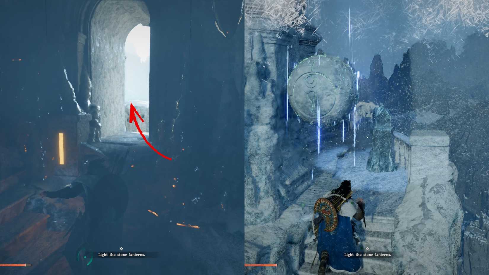 The Frostwarden Quest Lantern 3 Crimson Desert 