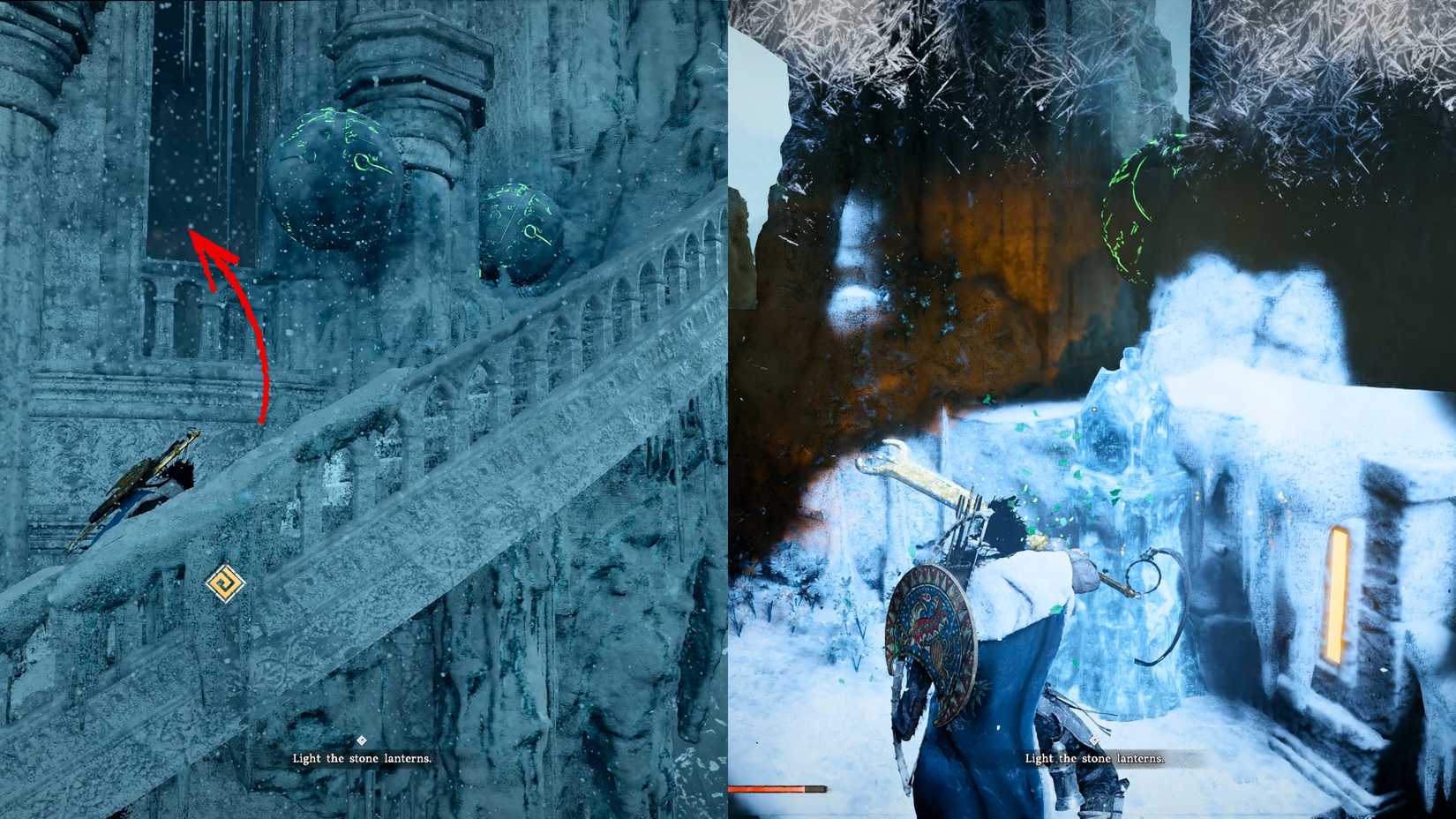 The Frostwarden Quest Lantern 4 Crimson Desert