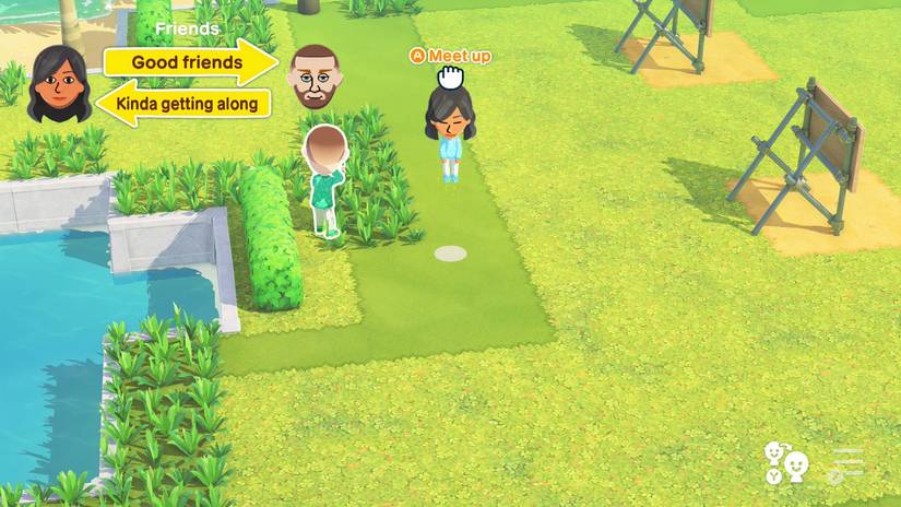 dragging miis together tomodachi life living the dream interaction