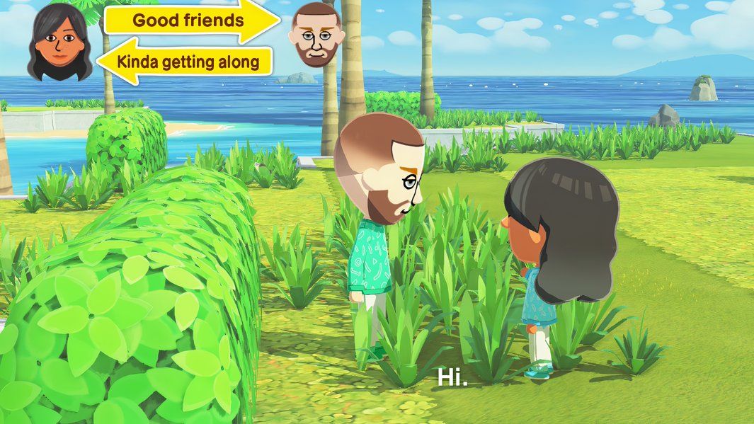 Miis Interacting Hello Tomodachi Living Dream Friendship