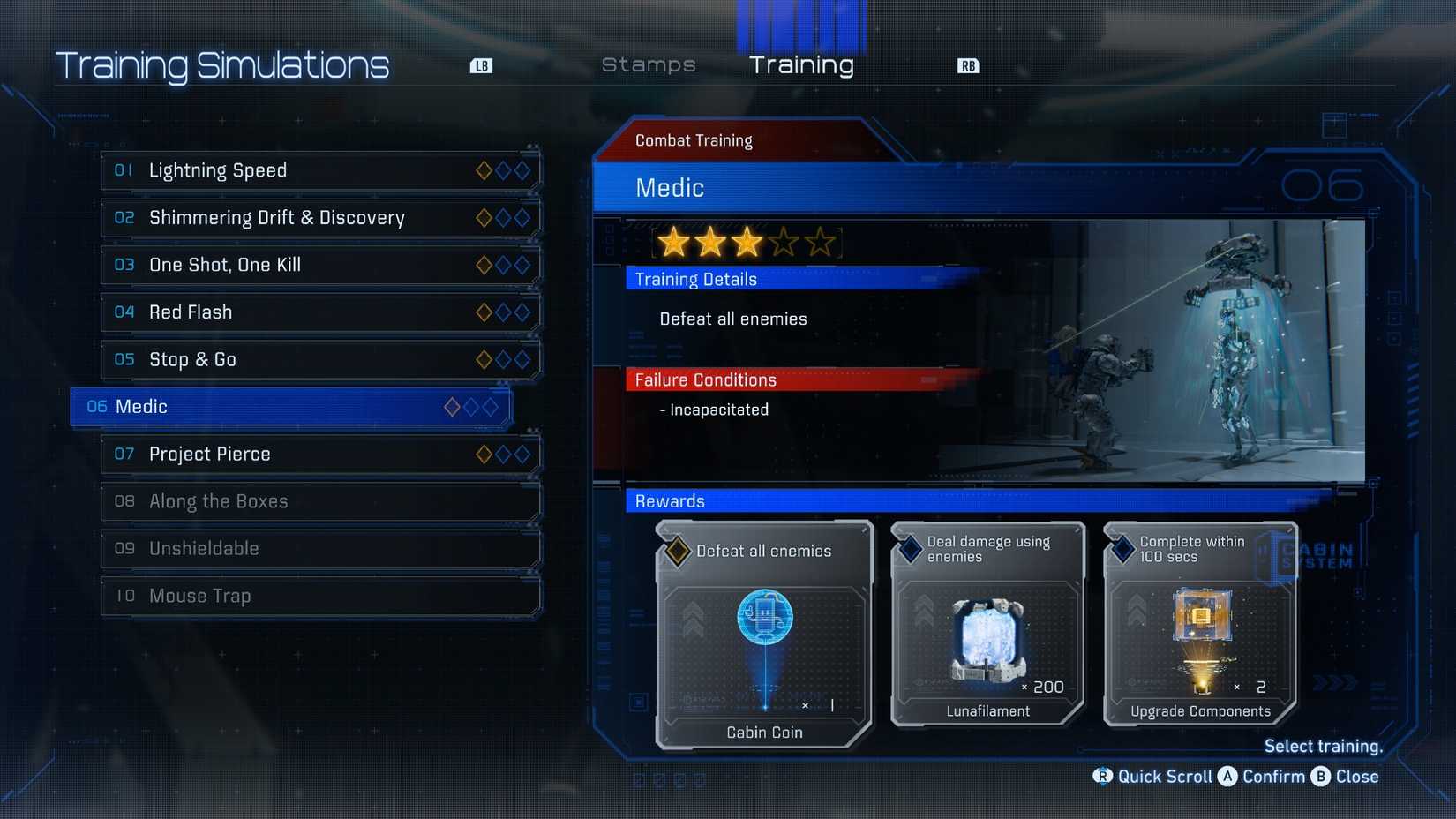 Training Simulation 6 Medic Pragmata