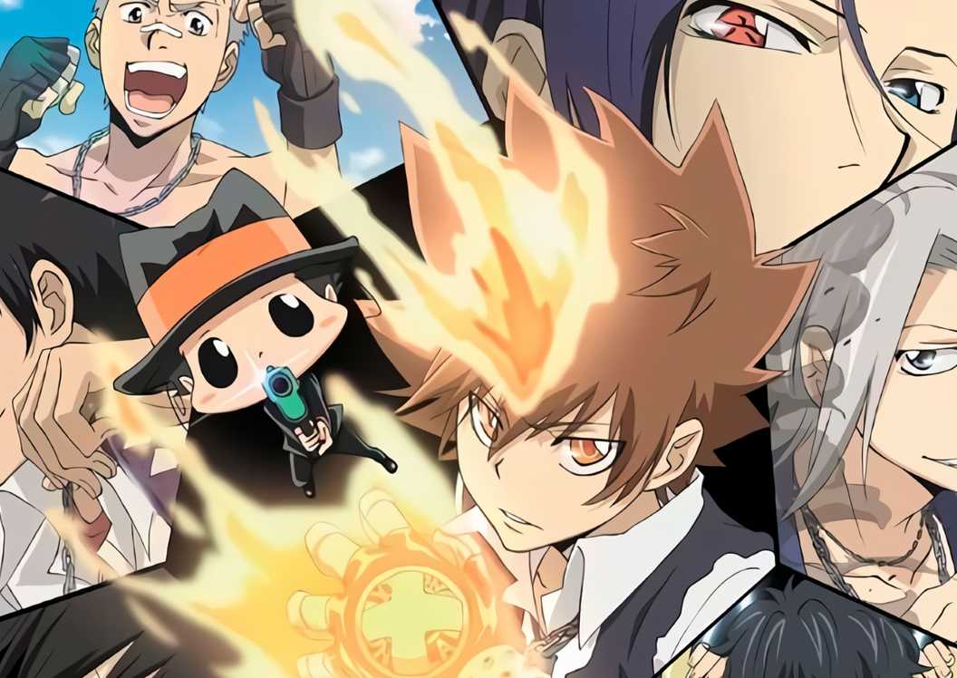 Tsuna dan para penjaganya, semuanya menunjukkan kemampuan mereka.
