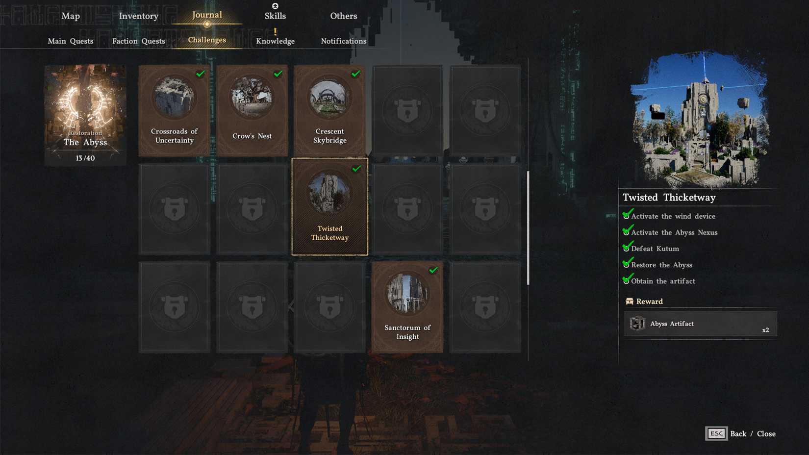 Twisted Thicketway puzzle guide in Crimson Desert